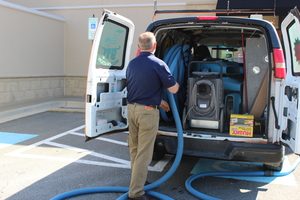 Sewage Restoration Van-and-equipment